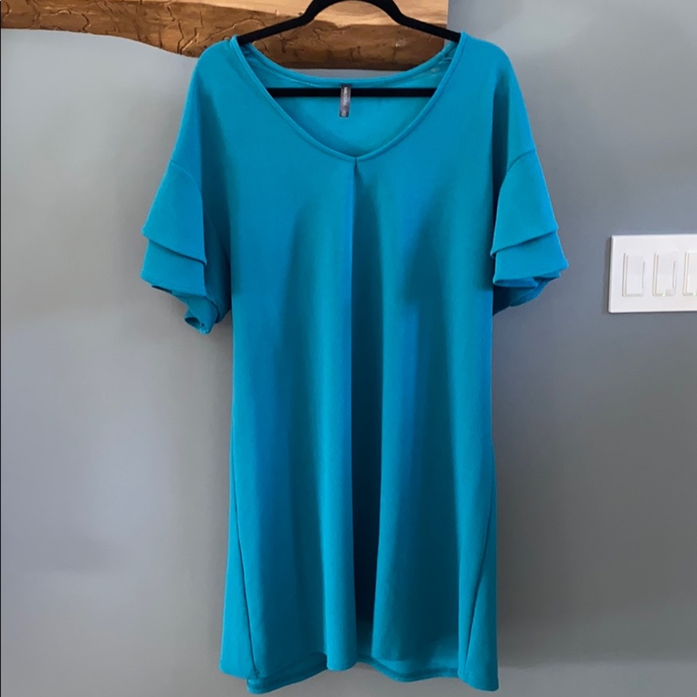 Teal dress
